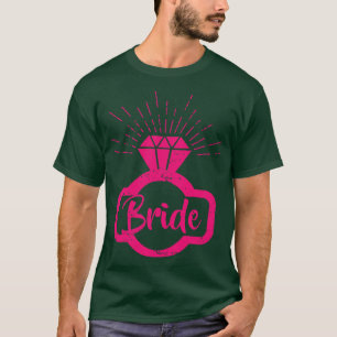 T-shirt Bague de ceinture Diamond de mariée Distressed Cad