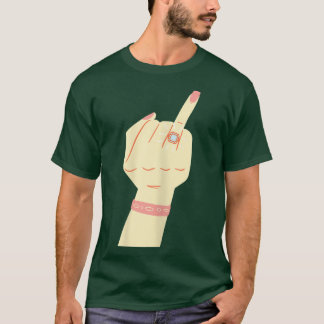 T-shirt Bague de diamant pour femmes mariée enterrement de
