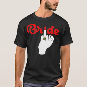 T-shirt Bague diamant du doigt de mariée