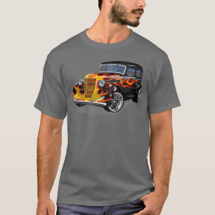 T-shirt Baguette chaude rétro