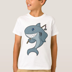 T-shirt Baguette de pêche du requin