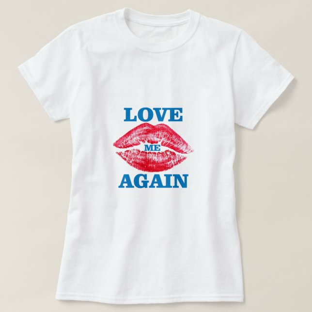T-shirt baguette et amour (Design devant)