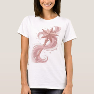T-shirt Baguette étoile rose STAR WAND Design personnalisé