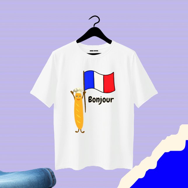 T-shirt Baguette française (Créateur téléchargé)
