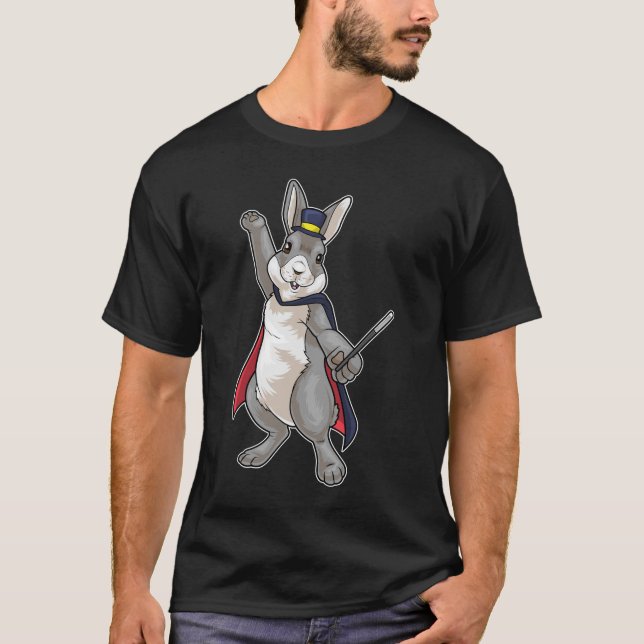 T-shirt Baguette magique Assistant Lapin (Devant)