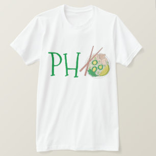 T-shirt Baguettes de soupe à la nouille de poulet pour ali