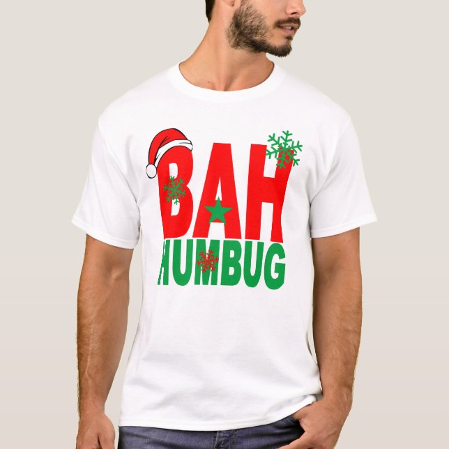 T-shirt BAH CHRISTMAS.png FUMISTE (Devant)