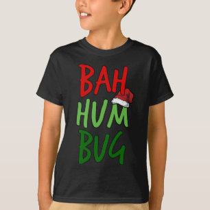 T-shirt Bah Humbug Noël Père Noël Anti-Noël