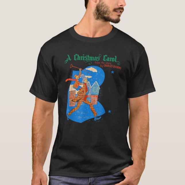 T-shirt Bah Humbug Scrooge A Christmas Carol Tiny Tim Wint (Devant)