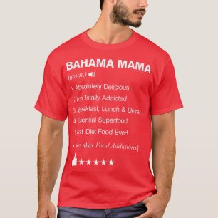 T-shirt Bahama Mama Définition Signifiant _ Drôle