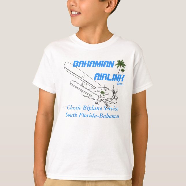 T-shirt Bahamaian Airlink (Devant)