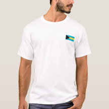 Bahamas Flag T-Shirt, Patriotic T-Shirts,