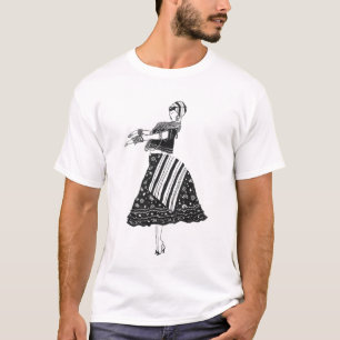 T-shirt Baiana Preto e Branco