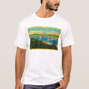 T-shirt Baie BridgeNewport de Yaquina, OU