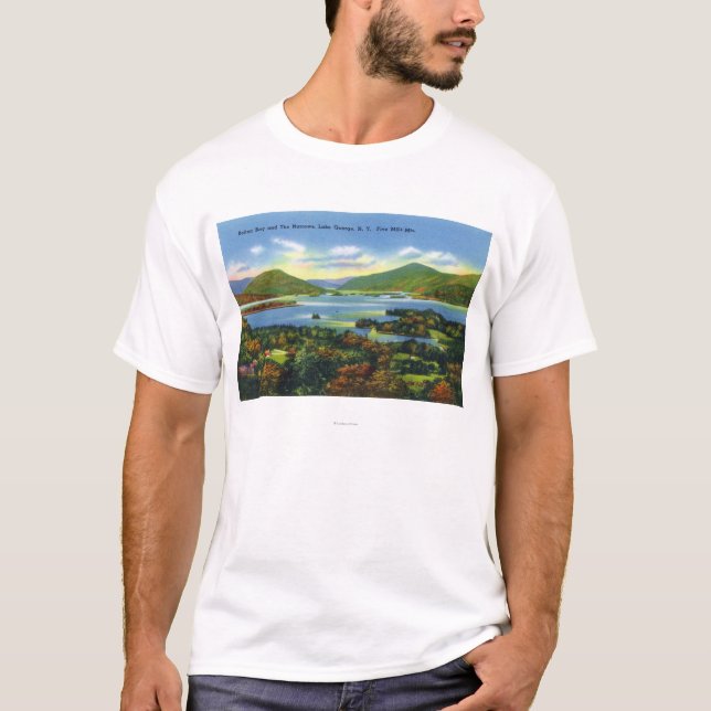 T-shirt Baie de Bolton, étroits, Mountain View cinq de (Devant)