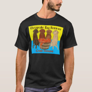 T-shirt Baie de chesapeake Retriver Crabhouse