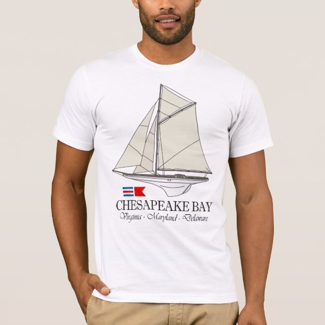 T-shirt Baie de Chesapeake (SB) (Devant)