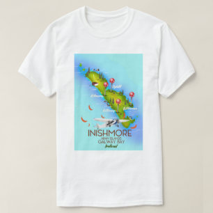 T-shirt Baie Irlande de Galway d'îles d'Inishmore Aran
