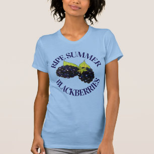 T-shirt Baies-mûres d'été Blackberry Berry Berries