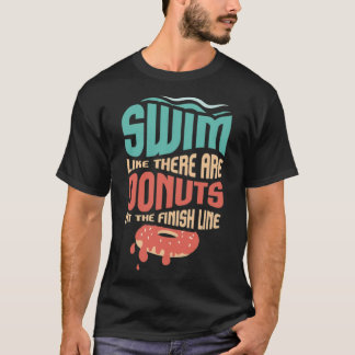 T-shirt Baignade Comme Leurs Sont Des Donuts Au gâteau De 