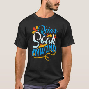 T-shirt Baigneoire ou bain de soleil Relaxation Tremper Dé