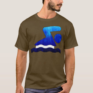 T-shirt Baigneuse bleue