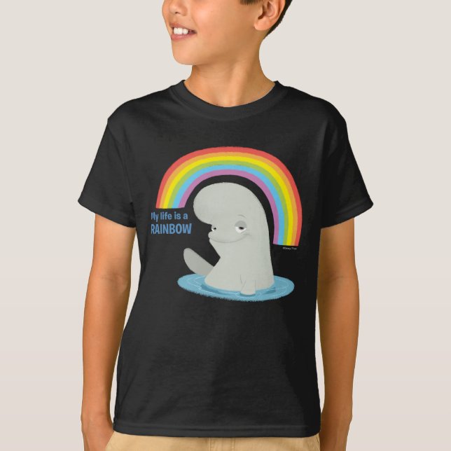 T-shirt Bailey| Ma vie est un arc-en-ciel (Devant)