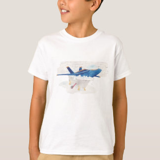 T-shirt Bain Angel bleu