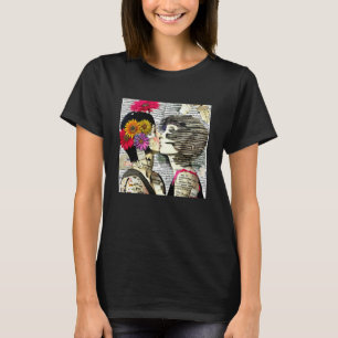 T-shirt Baiser   Amour lesbien   Deux femmes s'embrassant 