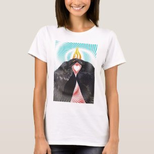 T-shirt baiser de corbeau