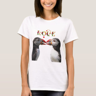 T-shirt Baiser de deux macareux