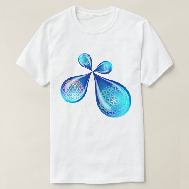 T-shirt Baisses de fleur (Design devant)