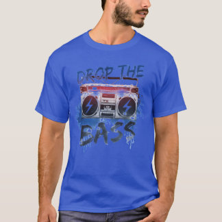 T-shirt Baissez le son 80s Style Rétro Musique Ancienne Éc