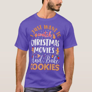 T-shirt Bake Baking Christmas Movie Cookie Gingerbread Man
