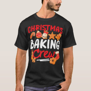 T-shirt Bake Baking Gingerbread Homme Christmas Cookie Chr