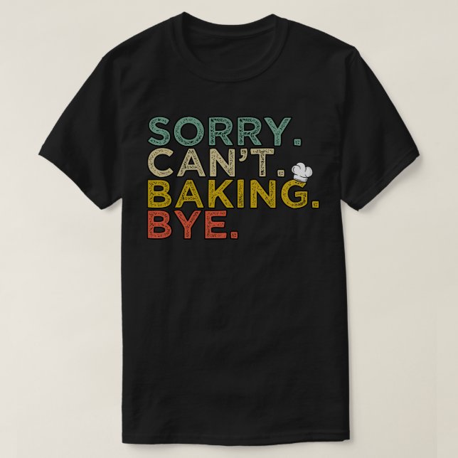 T-shirt Baker Beaker Bake Né Chef Cuisine Pâtisserie Desse (Design devant)