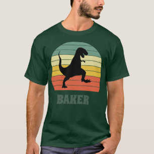 T-shirt Baker Dinosaur Funny Baker Idée cadeau