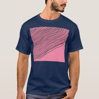 T-shirt Baker Miller Pink Abstrait Stripes Edition