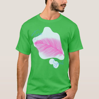T-shirt Baker miller Pink Feather Free Spirit 1