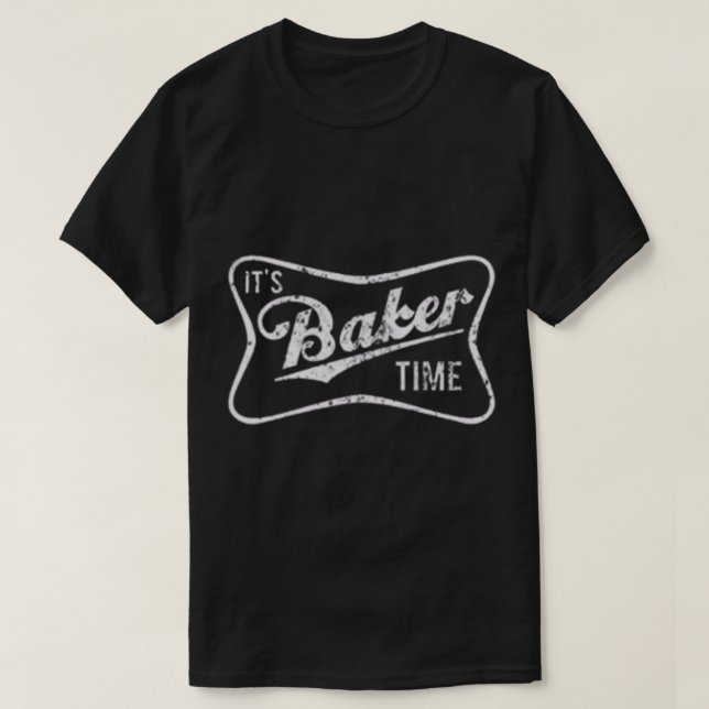 T-shirt Baker Time Mayfield Beer Parody Mème (Design devant)