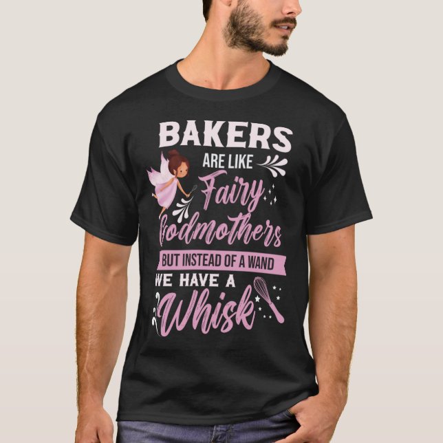 T-shirt bakers sweet tooth muffin Fairy cookie baking (Devant)