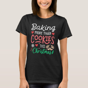 T-shirt Baking Cookies Noël Grossesse Faire-part