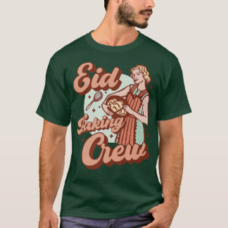 T-shirt Baking Crew Eid Moubarak pour les filles musulmane