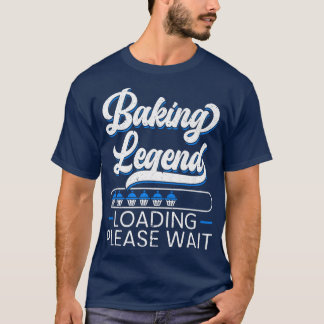 T-shirt Baking Legend Baker Bake Pastries Cupcake Boulange