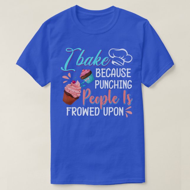 T-shirt Baking Lover Puning People Baker & Cupcake (Design devant)