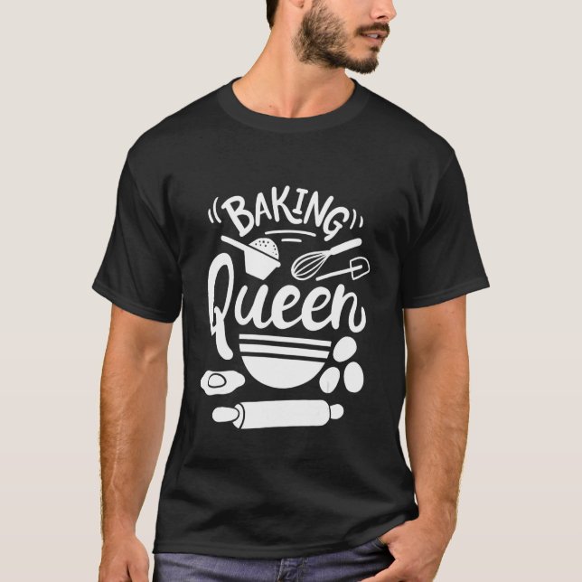 T-shirt Baking Queen Baker (Devant)