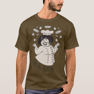 T-shirt Baking Queen Motiv pour Baker