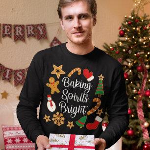 T-shirt Baking Spirits Bright Gingerbread Noël Cookie