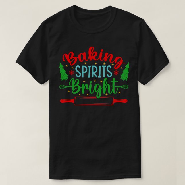 T-shirt Baking Spiritueux (Design devant)