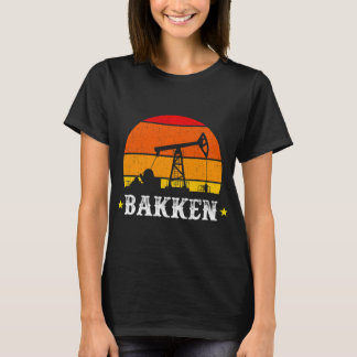 T-shirt bakken forage de puits grunge poubelle Premium